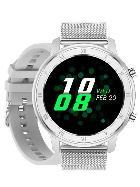 Pacific 17 Steel Silver + White kaina ir informacija | Išmanieji laikrodžiai (smartwatch) | pigu.lt