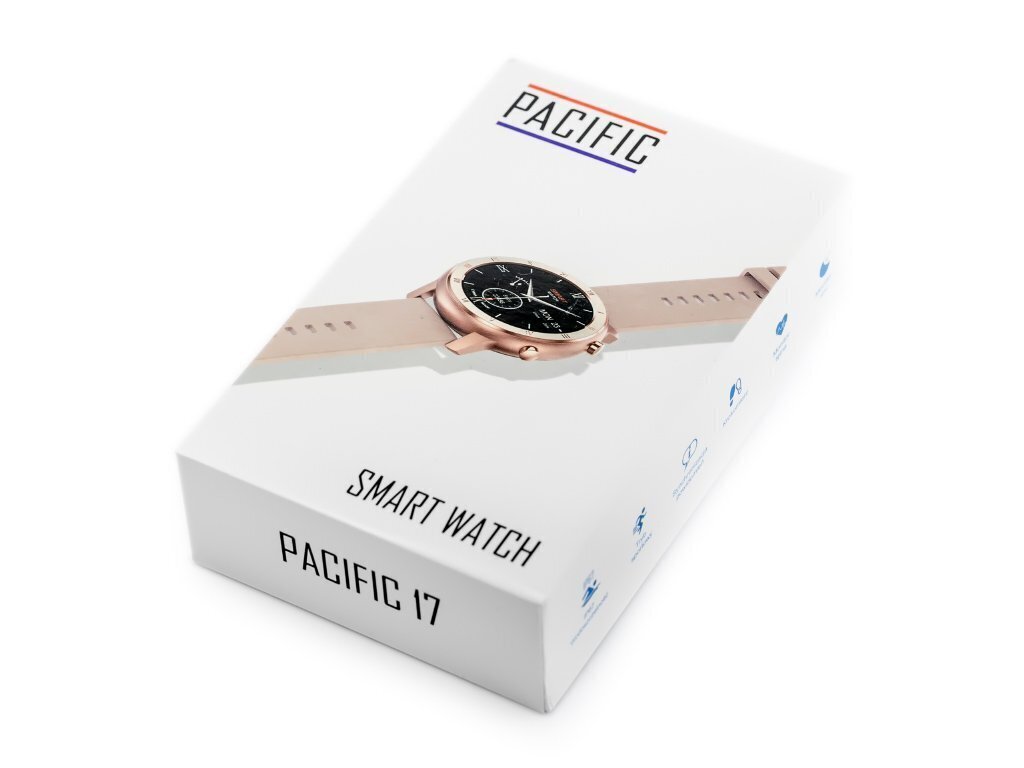 Pacific 17 Steel Black + Black цена и информация | Išmanieji laikrodžiai (smartwatch) | pigu.lt