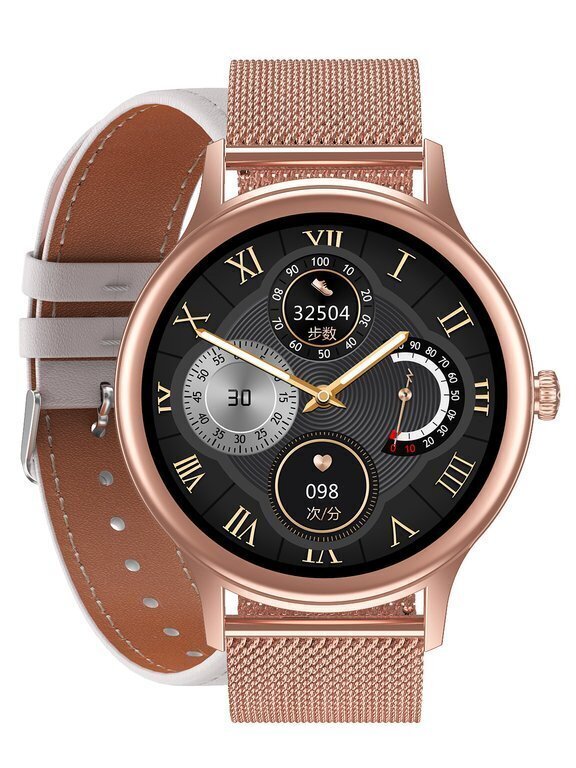 Pacific 18 Steel Rose Gold + White kaina ir informacija | Išmanieji laikrodžiai (smartwatch) | pigu.lt