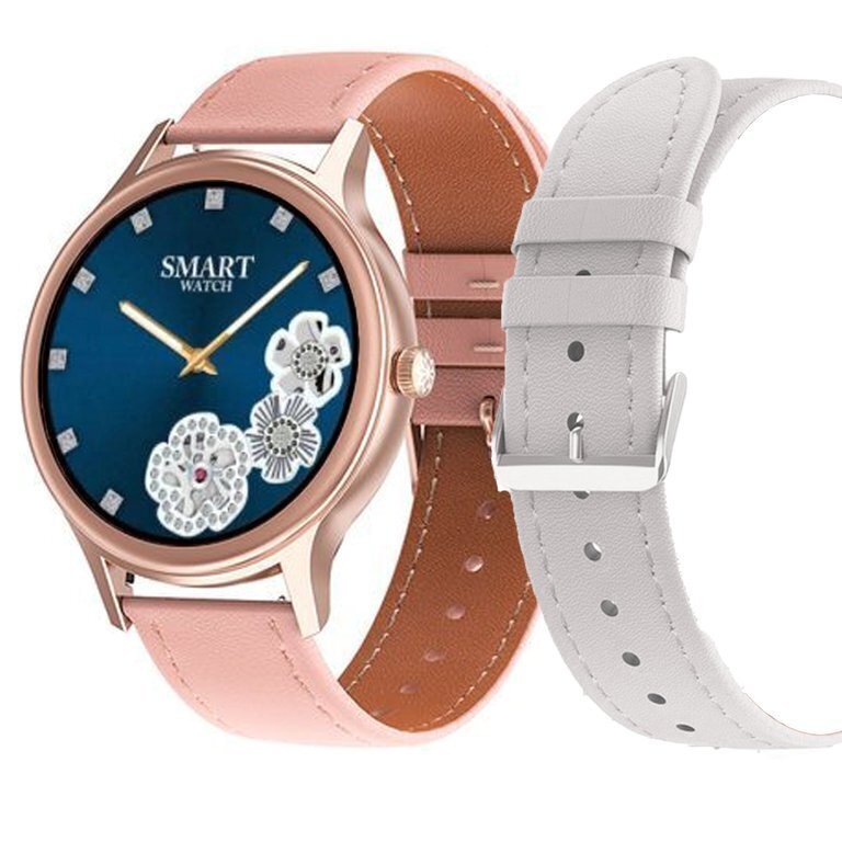 Pacific 18 Rose Gold/Rose + White kaina ir informacija | Išmanieji laikrodžiai (smartwatch) | pigu.lt