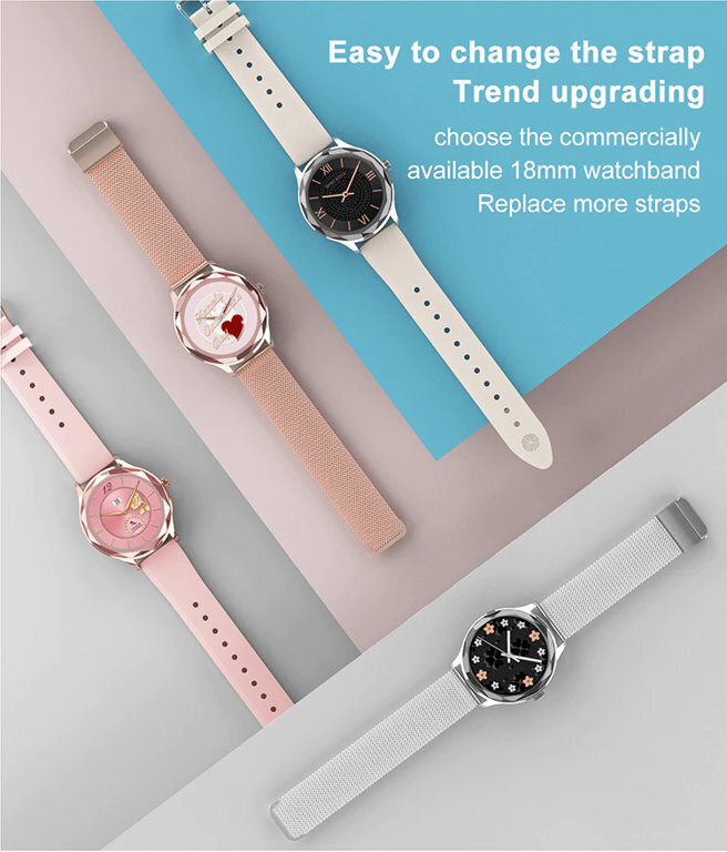 Pacific 27 Steel Rose Gold kaina ir informacija | Išmanieji laikrodžiai (smartwatch) | pigu.lt