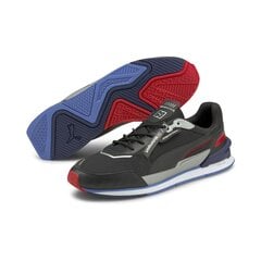 Motorsporto batai vyrams Puma BMW MMS Low Racer Puma Black-Marina-White - 30680501 kaina ir informacija | Kedai vyrams | pigu.lt