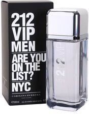 Tualetinis vanduo Carolina Herrera 212 VIP Men EDT vyrams 200 ml kaina ir informacija | Kvepalai vyrams | pigu.lt