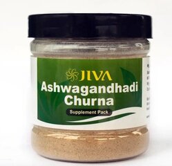 Migdomosios vitanijos ir gyslotojo vyklio milteliai Jiva Ayurveda Ashwagandhadi Churna, 100 g kaina ir informacija | Arbatos ir vaistažolės | pigu.lt