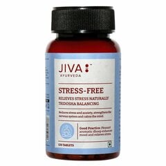 Maisto papildas Jiva Ayurveda Stress Free, 120 tablečių kaina ir informacija | Vitaminai, maisto papildai, preparatai gerai savijautai | pigu.lt