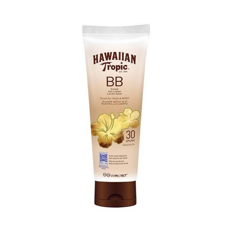 Kremas nuo saulės Hawaiian Tropic BB Cream Face & Body Spf 30,150 ml цена и информация | Kremai nuo saulės | pigu.lt