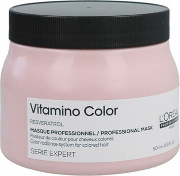 Kaukė dažytiems plaukams L'oreal Professionnel Vitamino Color A-OX, 500 ml kaina ir informacija | Priemonės plaukų stiprinimui | pigu.lt