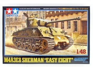 Surenkamas modelis Tamiya U.S. Medium Tank M4A3E8 Sherman Easy Eight, 1/48, 32595 kaina ir informacija | Konstruktoriai ir kaladėlės | pigu.lt