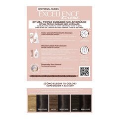 Dažai be amoniako L'Oreal Make Up Excellence 2u-darkest brunette kaina ir informacija | Plaukų dažai | pigu.lt