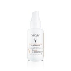 Apsauga nuo saulės su spalva Vichy UV-Age Daily SPF50+ Light, 40 ml kaina ir informacija | Kremai nuo saulės | pigu.lt