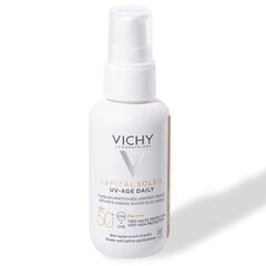 Apsauga nuo saulės su spalva Vichy UV-Age Daily SPF50+ Light, 40 ml kaina ir informacija | Kremai nuo saulės | pigu.lt