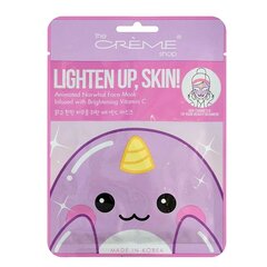 Маска для лица The Crème Shop Lighten Up, Skin! Narwhal цена и информация | Маски для лица, патчи для глаз | pigu.lt