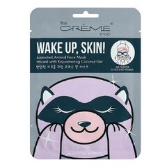 Veido kaukė The Crème Shop Wake Up, Skin! Raccoon, 25 g kaina ir informacija | Veido kaukės, paakių kaukės | pigu.lt