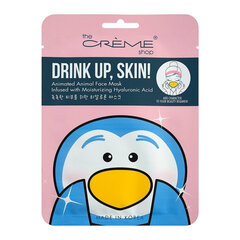 Veido kaukė The Crème Shop Drink Up, Skin! Penguin, 25 g kaina ir informacija | Veido kaukės, paakių kaukės | pigu.lt