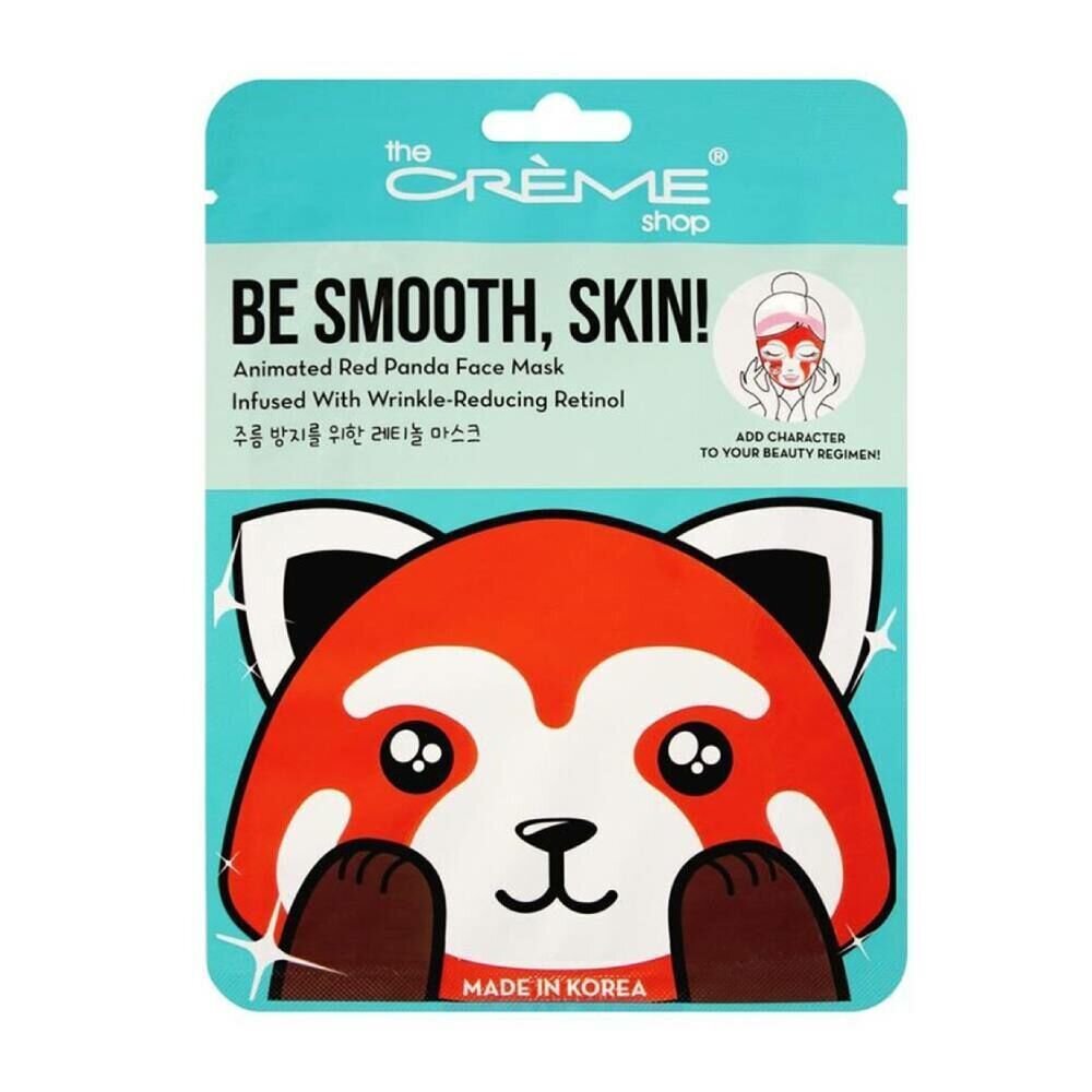 Veido kaukė The Crème Shop Be Smooth, Skin! Red Panda, 25 g цена и информация | Veido kaukės, paakių kaukės | pigu.lt