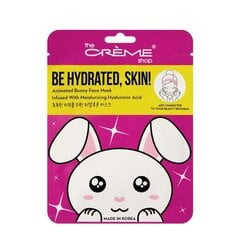 Veido kaukė The Crème Shop Be Hydrated Bunny, 25 g kaina ir informacija | Veido kaukės, paakių kaukės | pigu.lt