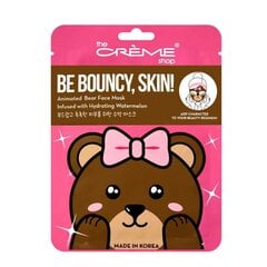 Veido kaukė The Crème Shop Be Bouncy, Skin! Bear, 25 g kaina ir informacija | Veido kaukės, paakių kaukės | pigu.lt