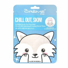 Veido kaukė The Crème Shop Chill Out, Skin! Artic Fox, 25 g kaina ir informacija | Veido kaukės, paakių kaukės | pigu.lt