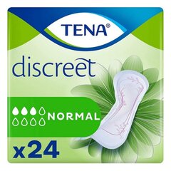 Įklotai nuo pratekėjimo Discreet Normal Tena, 24 vnt kaina ir informacija | Tamponai, higieniniai paketai, įklotai | pigu.lt