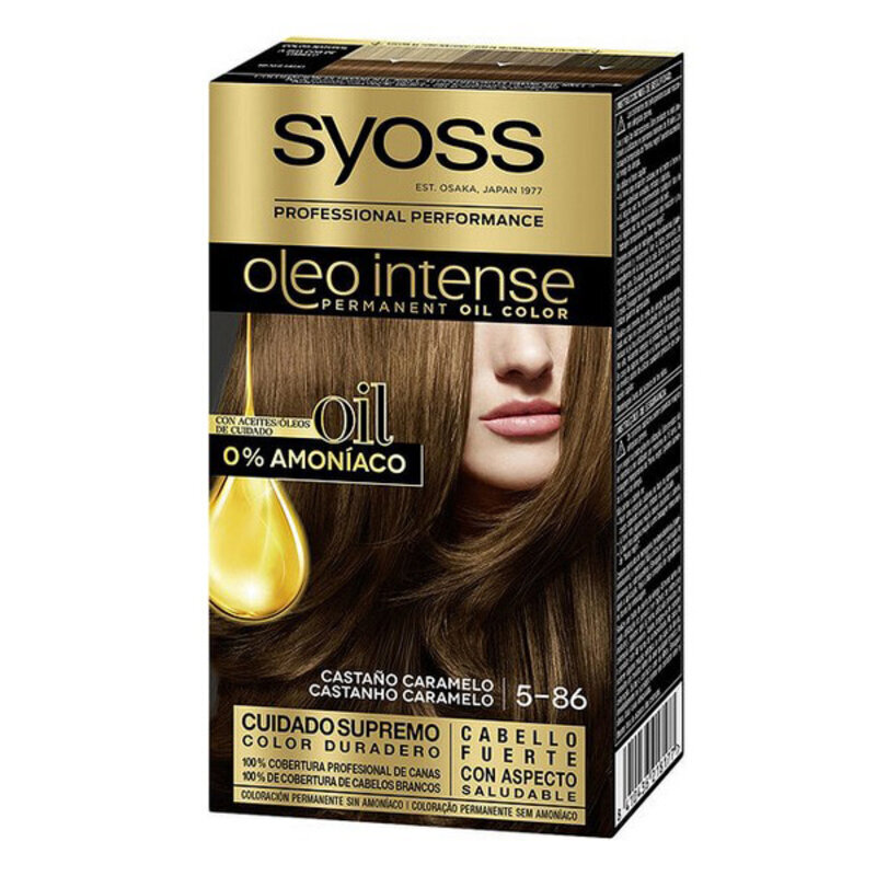 Ilgalaikiai plaukų dažai Syoss Šveisiai ruda N 5.86 kaina ir informacija | Plaukų dažai | pigu.lt