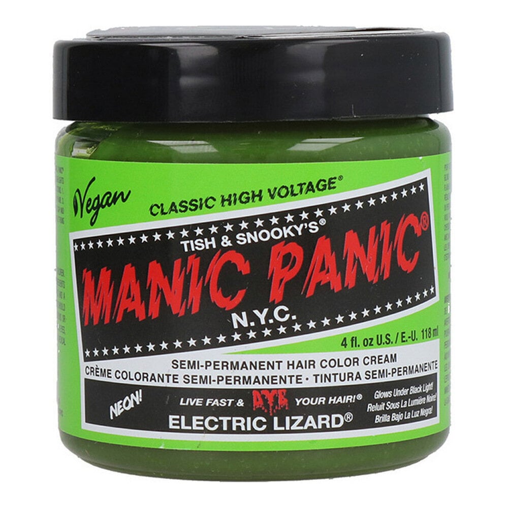 Ilgalaikiai plaukų dažai Manic Panic Classic ‎HCR 11029 Electric Lizard, 118 ml kaina ir informacija | Plaukų dažai | pigu.lt