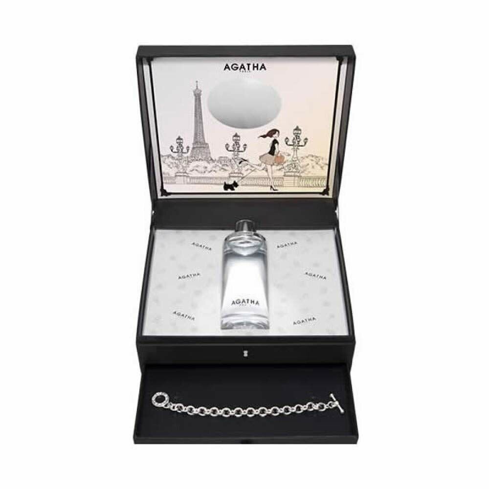 Rinkinys Agatha Paris Un Soir à Paris moterims: tualetinis vanduo EDT, 100ml + apyrankė kaina ir informacija | Kvepalai moterims | pigu.lt