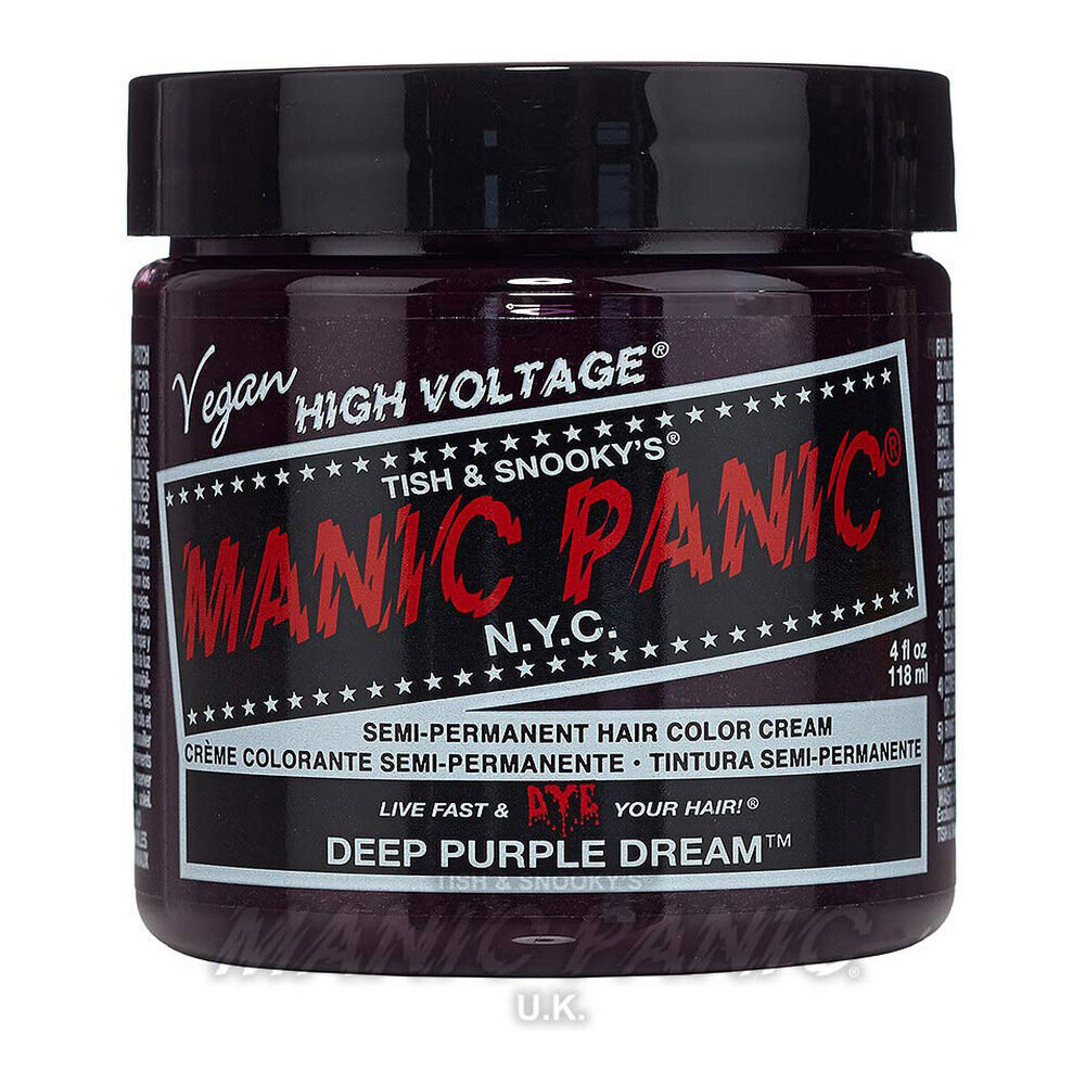 Ilgalaikiai plaukų dažai Manic Panic Classic Deep Purple Dream, 118 ml kaina ir informacija | Plaukų dažai | pigu.lt