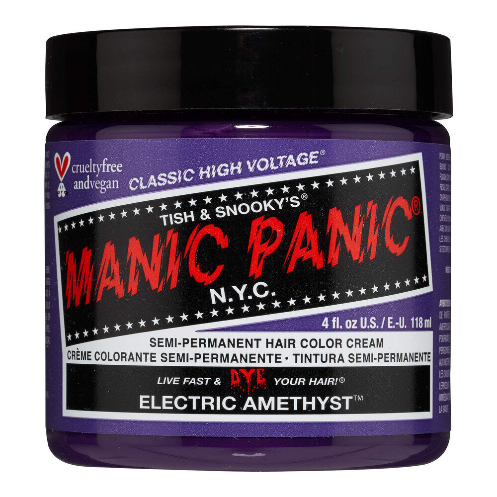 Ilgalaikiai plaukų dažai Manic Panic Classic Electric Amethyst, 118 ml цена и информация | Plaukų dažai | pigu.lt