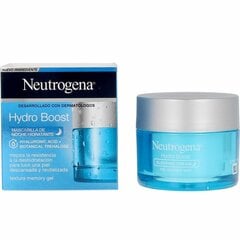 Drėkinanti kaukė nakčiai Neutrogena Hydro Boost, 50 ml kaina ir informacija | Veido kaukės, paakių kaukės | pigu.lt