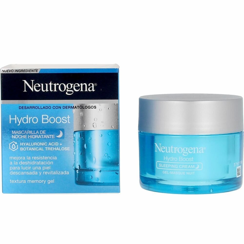 Drėkinanti kaukė nakčiai Neutrogena Hydro Boost, 50 ml цена и информация | Veido kaukės, paakių kaukės | pigu.lt