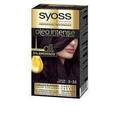 Краска без содержания аммиака Syoss Olio Intense Nº 3,22 цена и информация | Краска для волос | pigu.lt