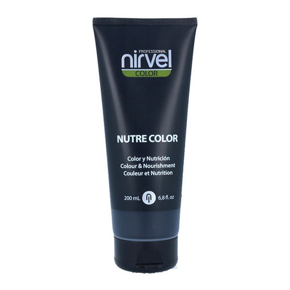 Trumpalaikiai plaukų dažai Nirvel Nutre Color Juoda, 200 ml цена и информация | Plaukų dažai | pigu.lt