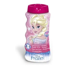 2-in-1 Gelis ir šampūnas Frozen Cartoon, 475 ml kaina ir informacija | Šampūnai | pigu.lt