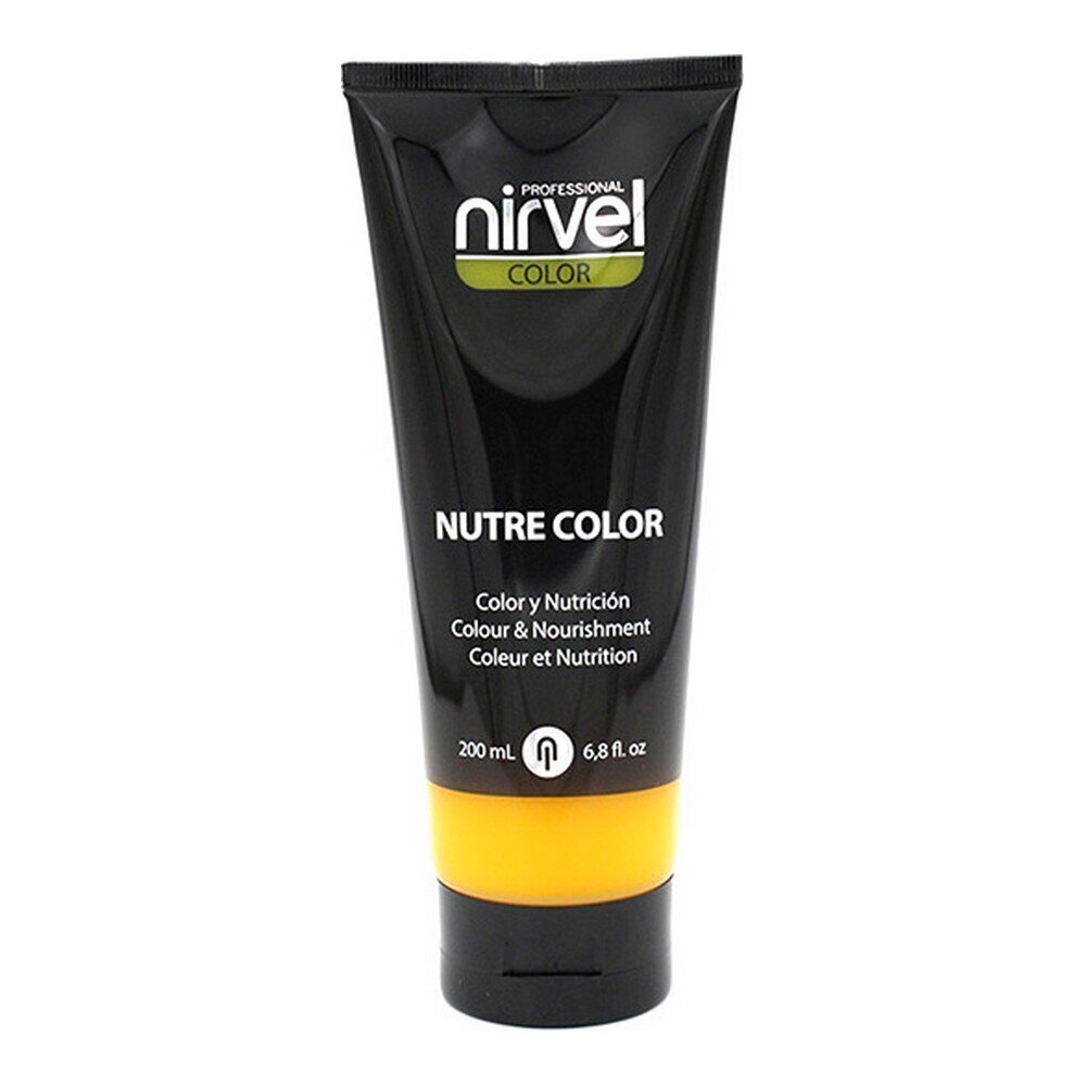 Trumpalaikiai plaukų dažai Nirvel Nutre Color Geltona, 200 ml kaina ir informacija | Plaukų dažai | pigu.lt