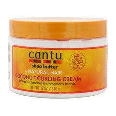 Plaukų kremas Cantu Coconut Curling Cream, 340 g kaina ir informacija | Plaukų formavimo priemonės | pigu.lt
