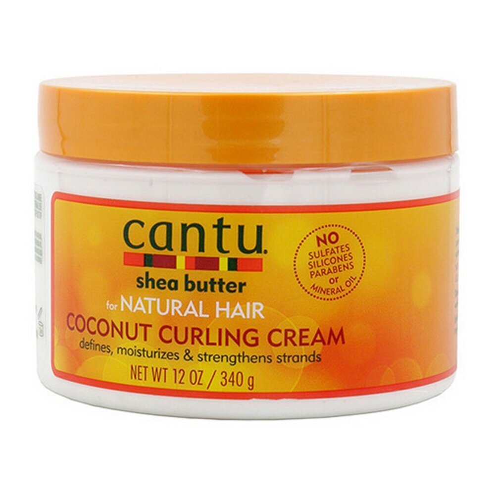 Plaukų kremas Cantu Coconut Curling Cream, 340 g цена и информация | Plaukų formavimo priemonės | pigu.lt