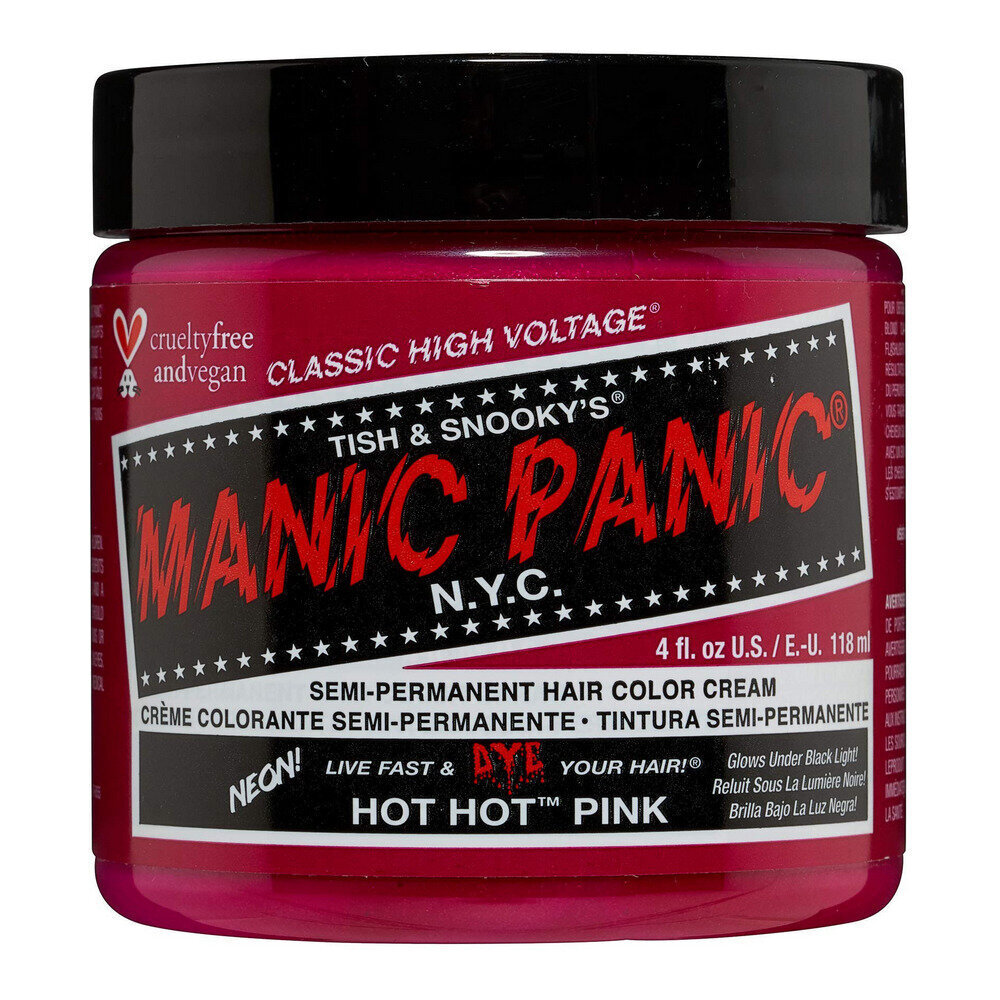 Ilgalaikiai plaukų dažai Manic Panic Classic Hot Hot Pink, 118 ml kaina ir informacija | Plaukų dažai | pigu.lt
