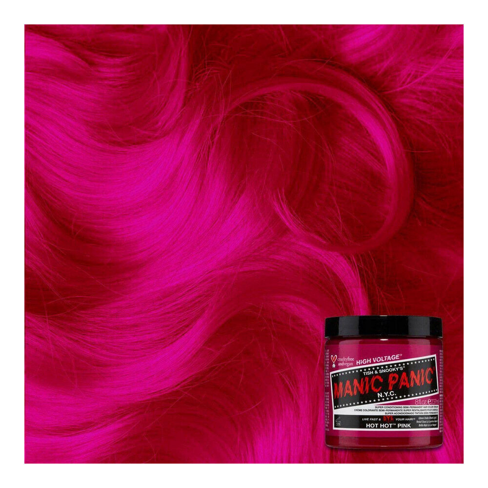 Ilgalaikiai plaukų dažai Manic Panic Classic Hot Hot Pink, 118 ml kaina ir informacija | Plaukų dažai | pigu.lt