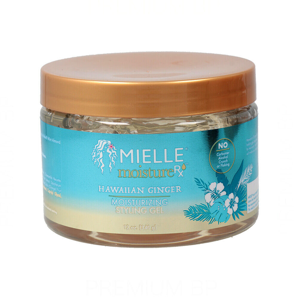 Formavimo gelis Mielle Moisture RX Hawaiian Ginger, 340 ml kaina ir informacija | Plaukų formavimo priemonės | pigu.lt