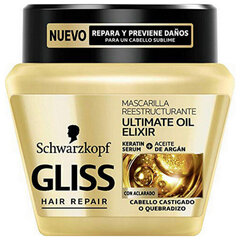 Kaukė su keratinu Schwarzkopf Ultimate Oil Elixir, 300 ml kaina ir informacija | Priemonės plaukų stiprinimui | pigu.lt