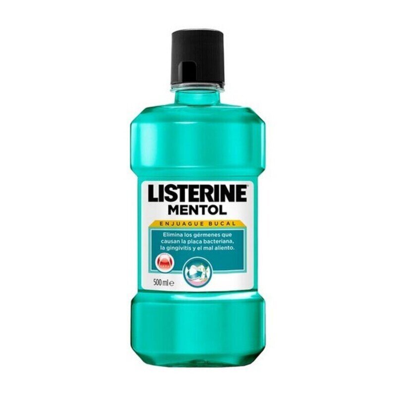 Burnos skalavimo skystis Cool Mint Listerine, 500 ml цена и информация | Dantų šepetėliai, pastos | pigu.lt