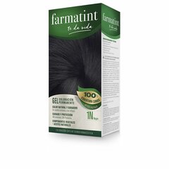 Ilgalaikiai plaukų dažai Farmatint 1N, 135 ml kaina ir informacija | Plaukų dažai | pigu.lt