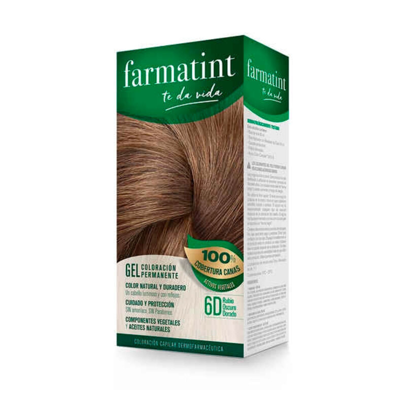 Ilgalaikiai plaukų dažai Farmatint 6D, 135 ml цена и информация | Plaukų dažai | pigu.lt