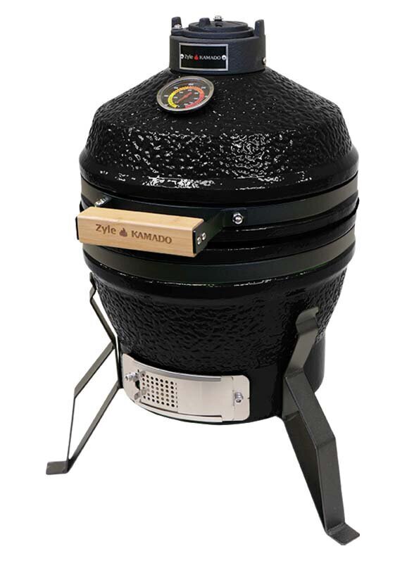 Kepsninė Zyle Kamado, ZY13KSBLBBQ2, 33 cm цена и информация | Kepsninės, griliai | pigu.lt