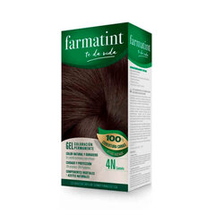 Ilgalaikiai plaukų dažai Farmatint 4N, 135 ml kaina ir informacija | Plaukų dažai | pigu.lt