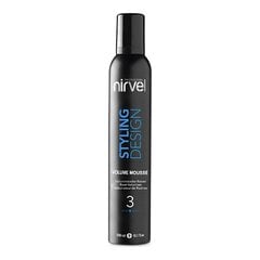 Apimties suteikiančios putos Styling Design Volume Mousse Nirvel, 300 ml kaina ir informacija | Plaukų formavimo priemonės | pigu.lt