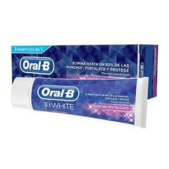 Dantis balinanti dantų pasta 3d White Oral-B, 75 ml kaina ir informacija | Dantų šepetėliai, pastos | pigu.lt