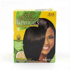 Plaukus tiesinanti kapiliarinė priemonė Soft & Beautiful Soft & Beautiful Botanicals Relaxer Kit Reg kaina ir informacija | Priemonės plaukų stiprinimui | pigu.lt