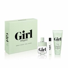 Rinkinys Rochas Girl moterims: kvapusis vanduo EDP, 100 ml + kvapusis vanduo EDP, 7.5 ml + kūno losjonas, 100 ml kaina ir informacija | Kvepalai moterims | pigu.lt