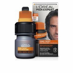 Pusiau permanentinis atspalvis L'Oreal Make Up Men Expert One-Twist #3 Brunetė (50 ml) kaina ir informacija | Plaukų dažai | pigu.lt